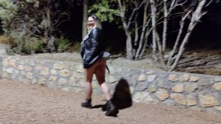 An Exhibitionist Sucked A Dick At Night In The Park   Stranger Blowjob 1080p-9