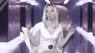 Smoking Emma Frost Blowjob In The XMansion - Smoking-3