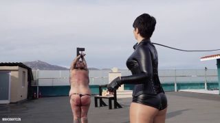 MAHOGANYQEN: "DOUBLE HARD WHIPPING IN LEATHER" (1080 HD) (2025)-6