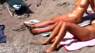 Well tanned nudist girls nicely spied-1