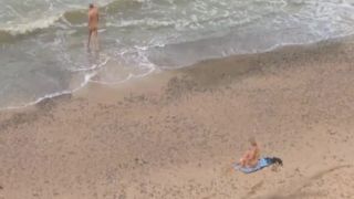 Older guy fucks a teen girl on a beach-9