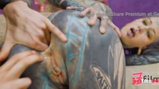 [GetFreeDays.com] Tattoo pornstar Anuskatzz gets fisted from inked hippie goth girl pov hardcore fetish fisting Adult Clip January 2023-6