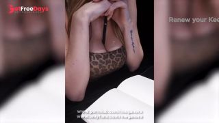 [GetFreeDays.com] ASMR Big tits sexy blonde hot student studies ASMR JOI POV Adult Video October 2022-8