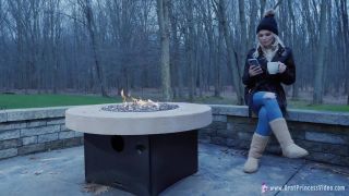 adult clip 7 Amber - Hoses Down Slave In Freezing Weather, busty blonde porn videos on fetish porn -1