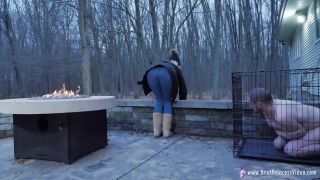 adult clip 7 Amber - Hoses Down Slave In Freezing Weather, busty blonde porn videos on fetish porn -7