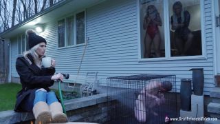 adult clip 7 Amber - Hoses Down Slave In Freezing Weather, busty blonde porn videos on fetish porn -9