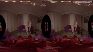 Two Emma Watson Bimbos Fuck with You In Threesome VR POV Po.-6