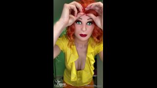 Dressing Up With Dita Mask And Ginger Wig - FetiliciousFans.-0