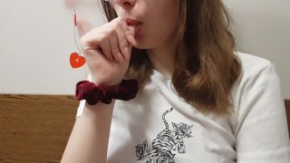 Pt 1WetSchoolGirl - ASMR Wet Thumb Sucking 60 FPS HD-0