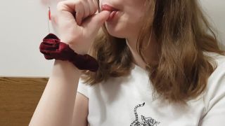 Pt 1WetSchoolGirl - ASMR Wet Thumb Sucking 60 FPS HD-5