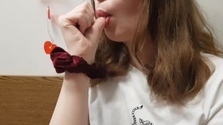 Pt 1WetSchoolGirl - ASMR Wet Thumb Sucking 60 FPS HD-6