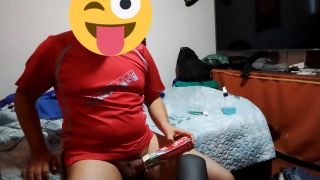 Huge Monster Cock Pajero in his room-9