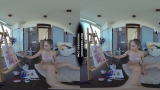 adult video 3 Romantic Evelina Painting Canvas And Her Naked Body Creative Porn Making Art, vicious femdom on fetish porn -9
