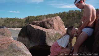 Extremely Risky Pounding Pussy On The Public Beach. Open Shore - Public-9
