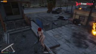 [GetFreeDays.com] GTA V Nude Mod Installed Game Play Part 13 GTA 5 Missions Story Mode Porn Stream May 2023-7