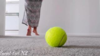 clip 12 shing ball with sweet feet upd | spreading | feet porn midget foot fetish-5