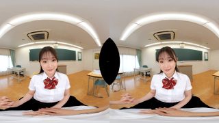 URVRSP-366 【8KVR】真面目な生徒会長は、彼氏の言う事は何でも聞いちゃう、おねだり変態Mっ気J○ とわちゃん-1