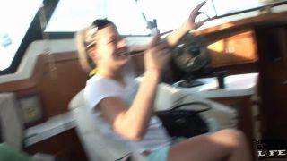Cute Girls Going on a Naked Boat Ride Around Tampa Bay (Public)-2