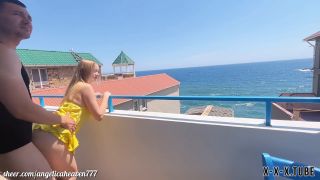 Amateur porn  Angelica Heaven  Angelica Ph Fuck With Sexy Blonde On The Balcony In Public-3