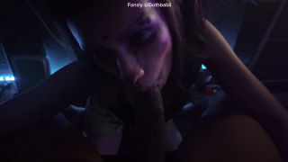 XXXHollow - Goth GF makes BBC Cum-3