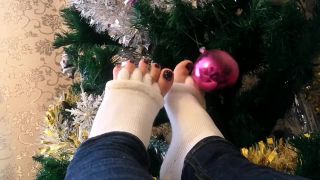 Footjob in Socks Home Made - [Feet porn]-0