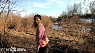 big wet asses 24 2015 Hotline Aurora - My first Outdor Flashing , amateur on big ass-5