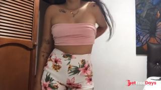 I undress and show my tits to my horny lover.-7