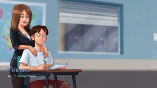 MZANSIXXXHD 23 - French Teacher Sneaky Link (Summertime Saga Gameplay)-1