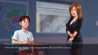 MZANSIXXXHD 23 - French Teacher Sneaky Link (Summertime Saga Gameplay)-2