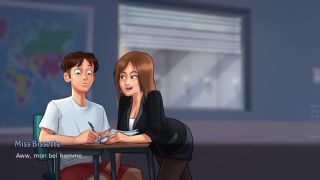 MZANSIXXXHD 23 - French Teacher Sneaky Link (Summertime Saga Gameplay)-5