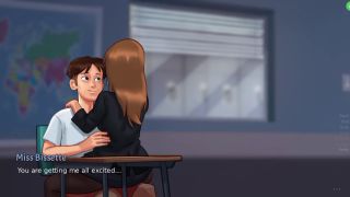 MZANSIXXXHD 23 - French Teacher Sneaky Link (Summertime Saga Gameplay)-8
