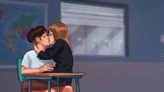 MZANSIXXXHD 23 - French Teacher Sneaky Link (Summertime Saga Gameplay)-9
