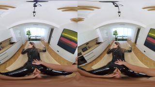 Black Latex on Wet Pussy - Czech VRFetish 443 Karina King 27-06-2024 - Missionary-0