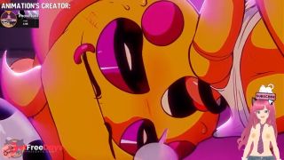 Pulling eggs out of Chica and Foxys ass hot girls FNAF Imoxifloxi animation - Jazziuu-2