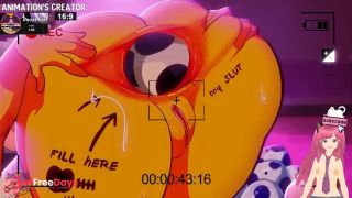 Pulling eggs out of Chica and Foxys ass hot girls FNAF Imoxifloxi animation - Jazziuu-9