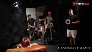 [GetFreeDays.com] Gangbang Creampie - Redhead FIRE Babe Gets GANBANGED Hard With A Drop Of VIbrator Adult Video February 2023-0