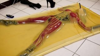 Online tube Corona Doll – Latex Vacuum Bed Bondage-5