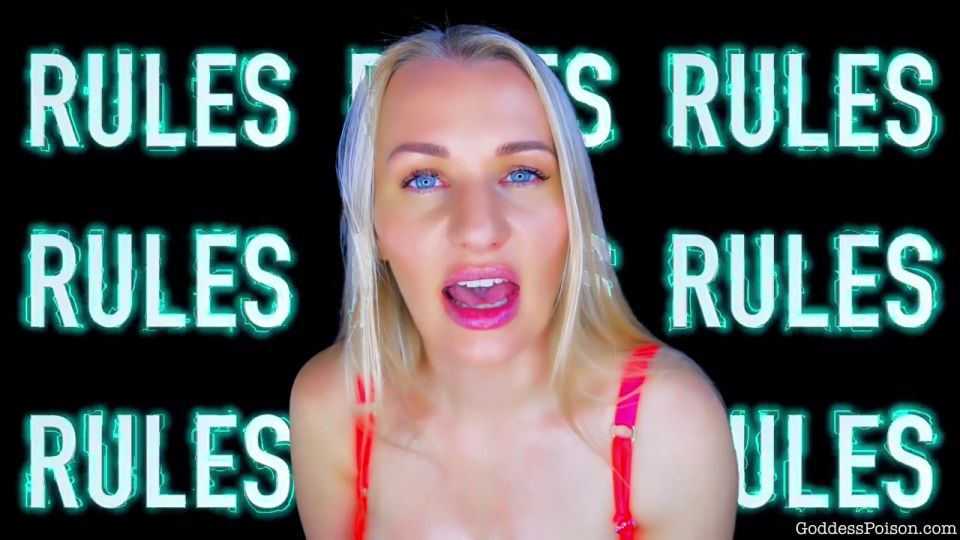 Rules Rules Rules Goddess Poison (Femdom porn)