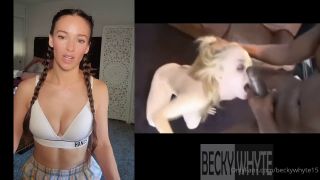 Fetish porn BeckyWhyte BeckyWhyte aka beckywhyte15 - 08-18-2023 OnlyFans Video - Beckywhyte reacts to blonde hotties interracial compilation video-9