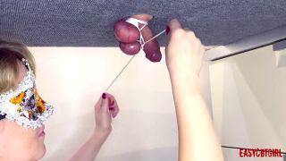 Sexyfemdomcbt - Mistress Ties Balls And Snaps Fingers Over Slave - Ballbusting femdom-7