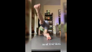 online xxx clip 44 LisaTheSuccubrat – Yoga Workout in Shorts Pmv, giantess fetish on fetish porn -0