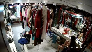 Voyeur Locker Room Strippers 1 - (Webcam)-1