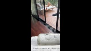 ScarlettKissesXO Fucking The Butler in Outdoor Quickie Video Scarlett Kissesxo  scarlettkissesxo sex-1