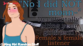 [GetFreeDays.com] Accidentally biting your girlfriend moaningbitingmarkingF4FLesbian ASMR rp Adult Leak March 2023-3