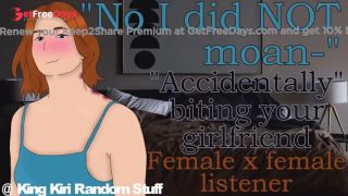 [GetFreeDays.com] Accidentally biting your girlfriend moaningbitingmarkingF4FLesbian ASMR rp Adult Leak March 2023-6