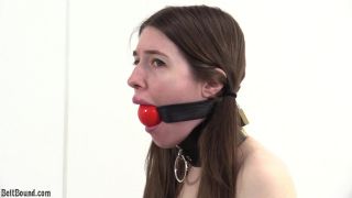 adult video 1 BeltBound – Locking gag test with Ivy Red - bdsm - bdsm porn amateur bdsm blowjob-5