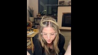 Cock Slutty blonde sucks my cock before the party-8
