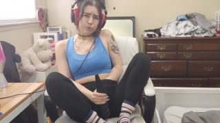 online porn clip 5 LilRedVelvet – Cumming To Music Wearing Headphones - joi - femdom porn shaving fetish-6