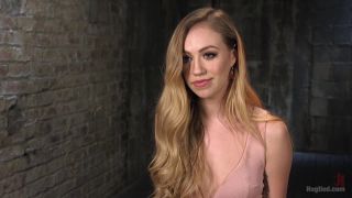online porn clip 8 leather fetish Lyra Louvel. Young Blonde Babe is Devastated in Brutal Bondage and Made to Cum [HD 1.96 GB], hogtie on fetish porn-1