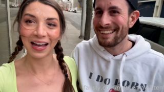 Mathema Kitten, Horny Chick Gets Double Dicked In Car And Walks Around Town (Amateur porn)-9